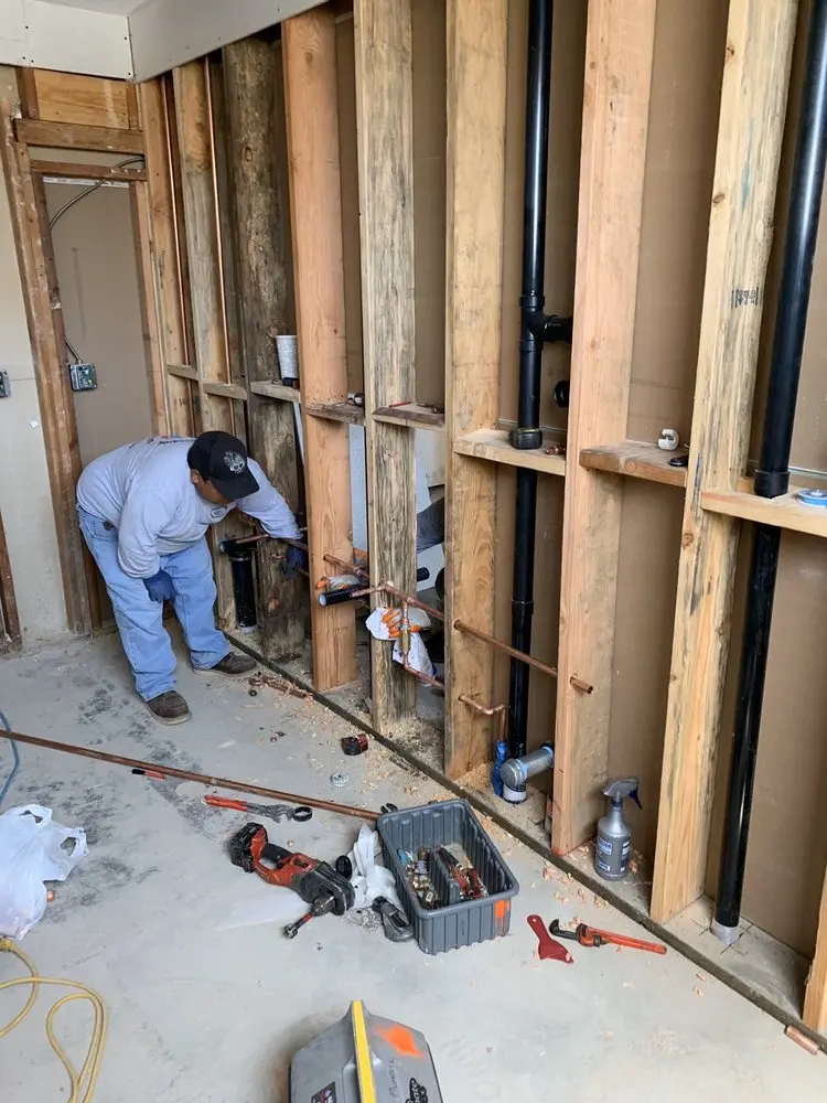 Commercial rough-in plumbing for Water Heater Replacement in Wooldlawn Heights